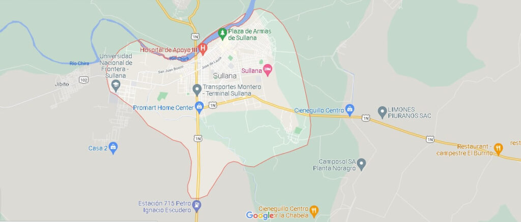 Mapa Sullana
