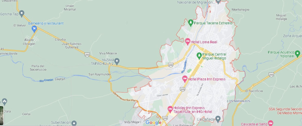 Mapa Tapachula