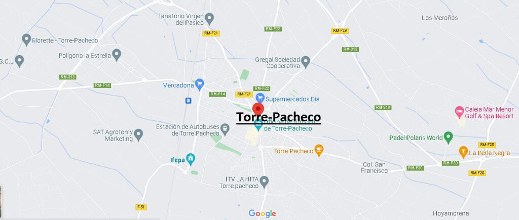 Mapa Torre-Pacheco