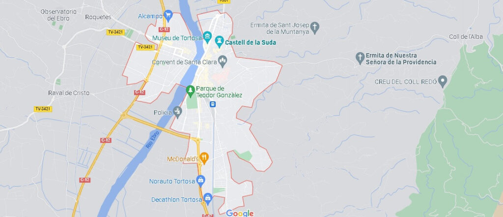Mapa Tortosa