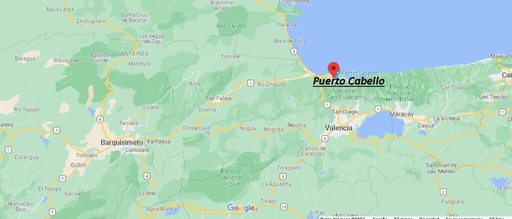 ¿Cuál es la entidad federal de Puerto Cabello