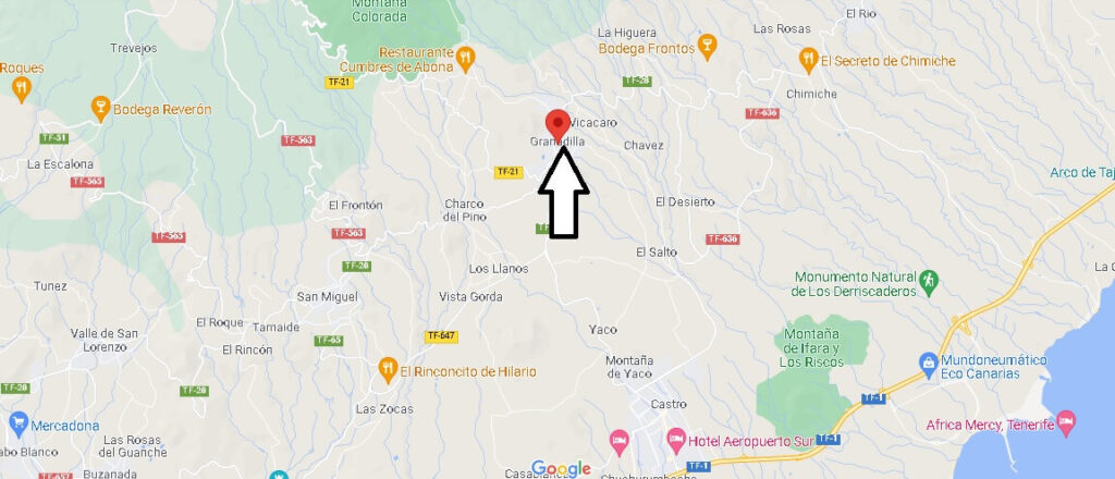 ¿Cuál es la provincia de Granadilla de Abona