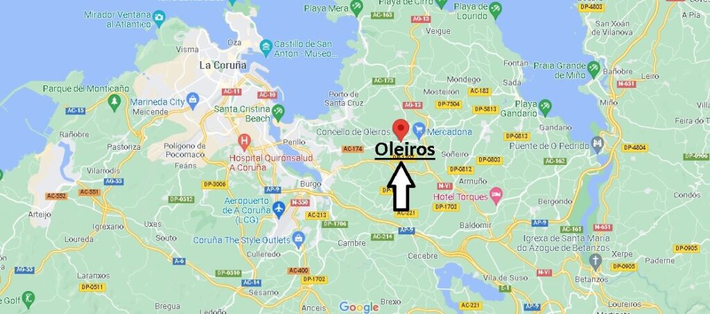 ¿Dónde es el pueblo de Oleiros
