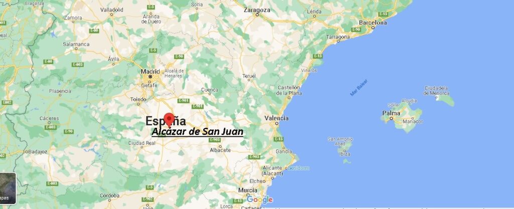 ¿Dónde está Alcázar de San Juan
