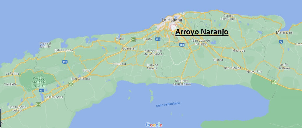 ¿Dónde está Arroyo Naranjo