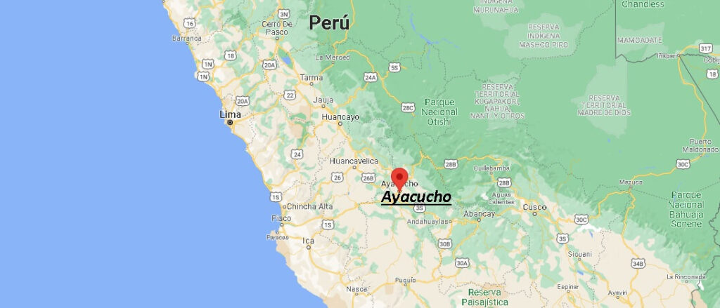 ¿Dónde está Ayacucho