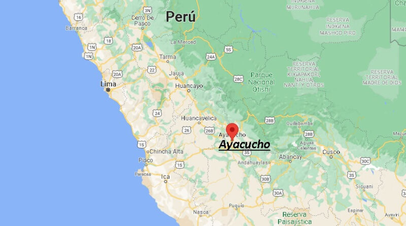 ¿Dónde está Ayacucho