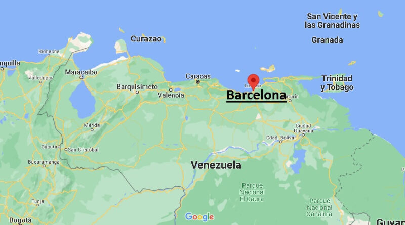 ¿Dónde está Barcelona en Venezuela