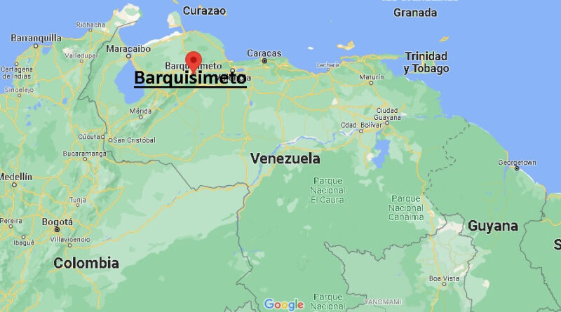 ¿Dónde está Barquisimeto en Venezuela