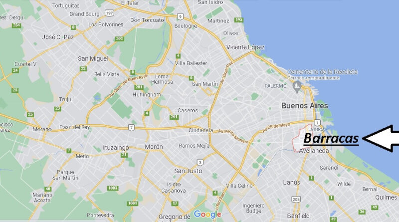 ¿Dónde está Barracas (Buenos Aires)