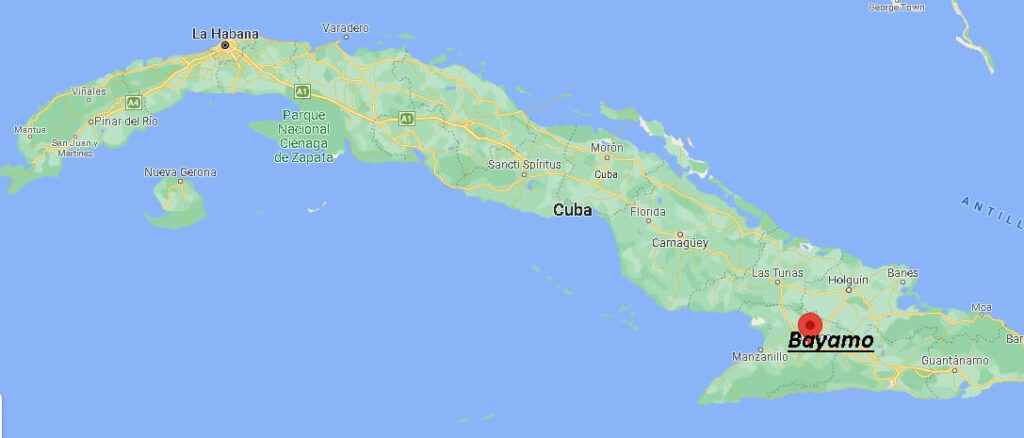 ¿Dónde está Bayamo, Cuba
