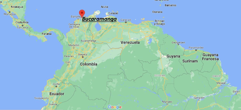 ¿Dónde está Bucaramanga
