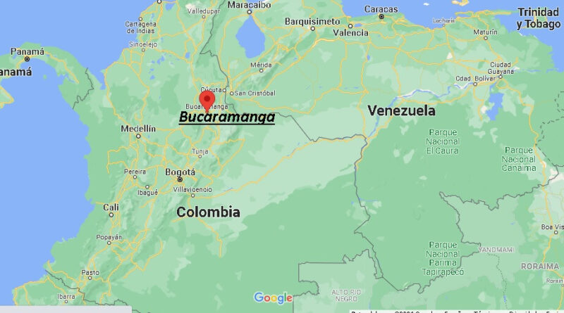 ¿Dónde está Bucaramanga