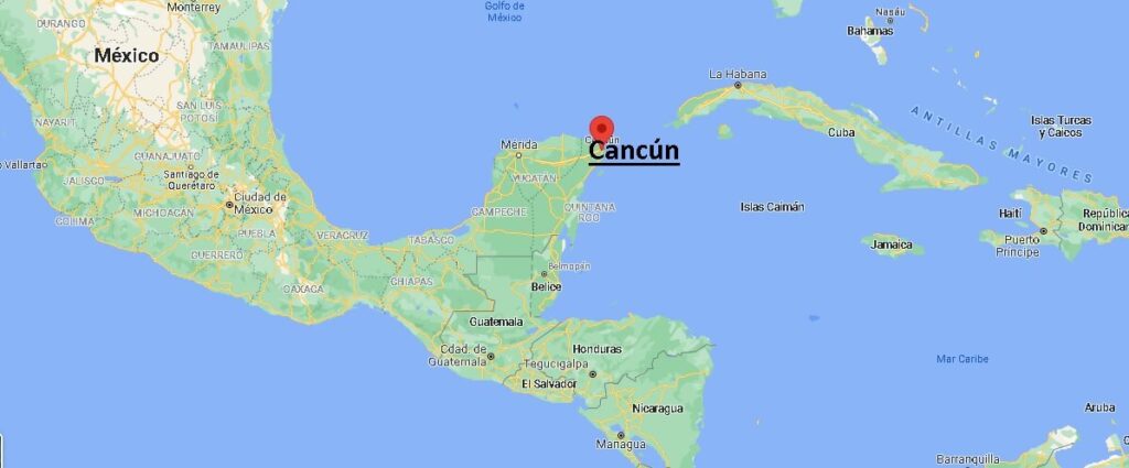 ¿Dónde está Cancún