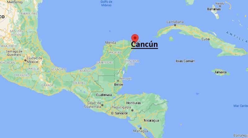 ¿Dónde está Cancún