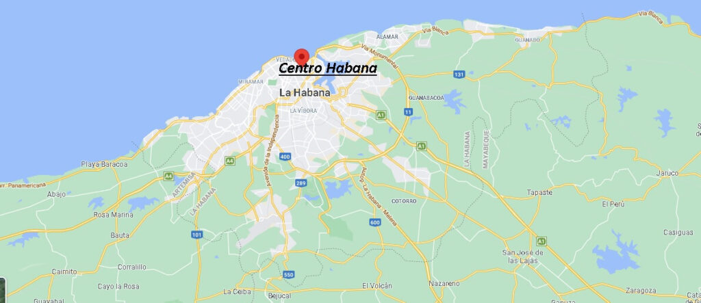 ¿Dónde está Centro Habana