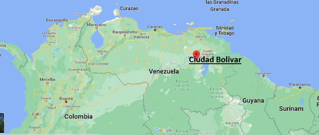 ¿Dónde está Ciudad Bolivar en Venezuela
