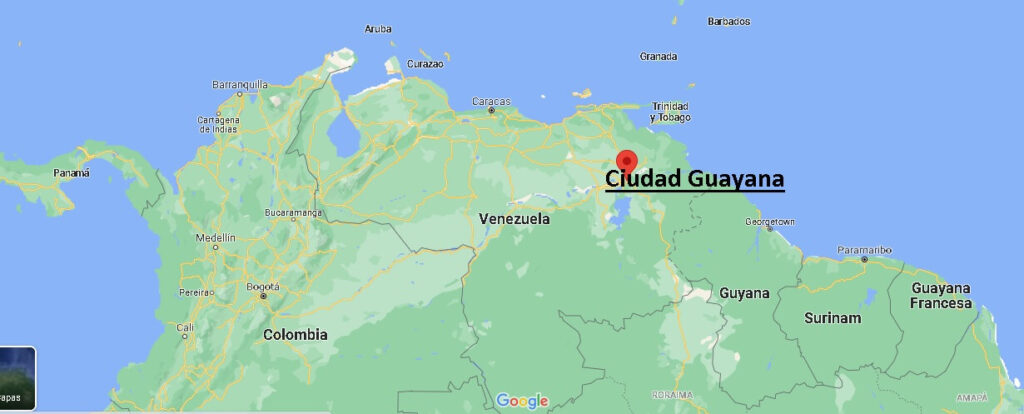 ¿Dónde está Ciudad Guayana en Venezuela