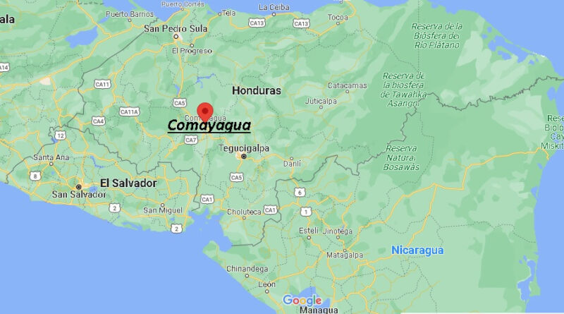 ¿Dónde está Comayagua