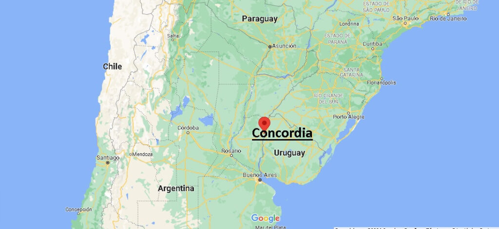 ¿Dónde está Concordia (Argentina)