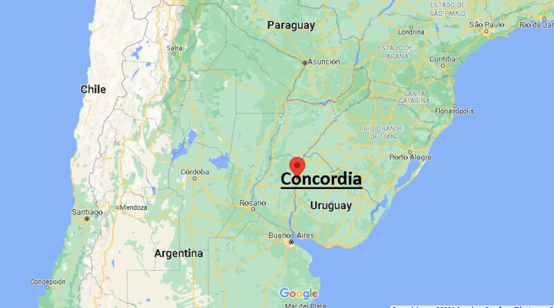 ¿Dónde está Concordia (Argentina)
