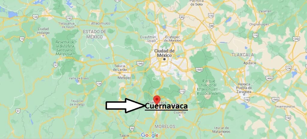 ¿Dónde está Cuernavaca