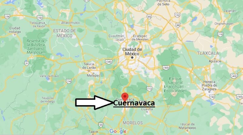 ¿Dónde está Cuernavaca