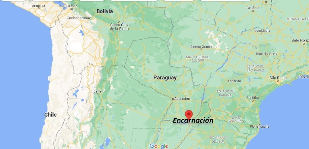 ¿Dónde está Encarnación (Paraguay)