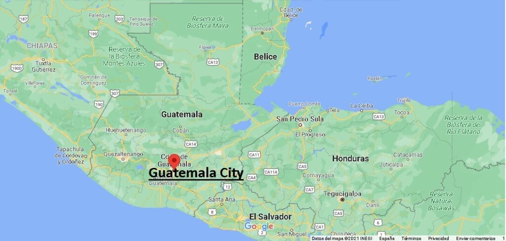 ¿Dónde está Guatemala City