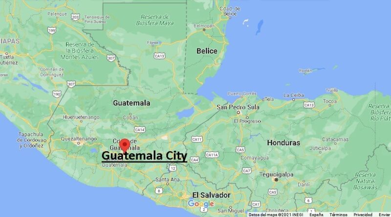 ¿Dónde está Guatemala City