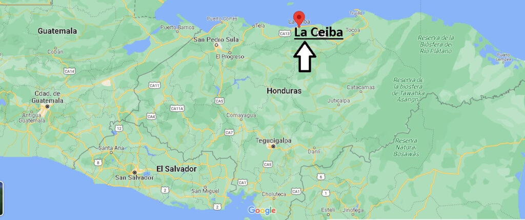 ¿Dónde está La Ceiba