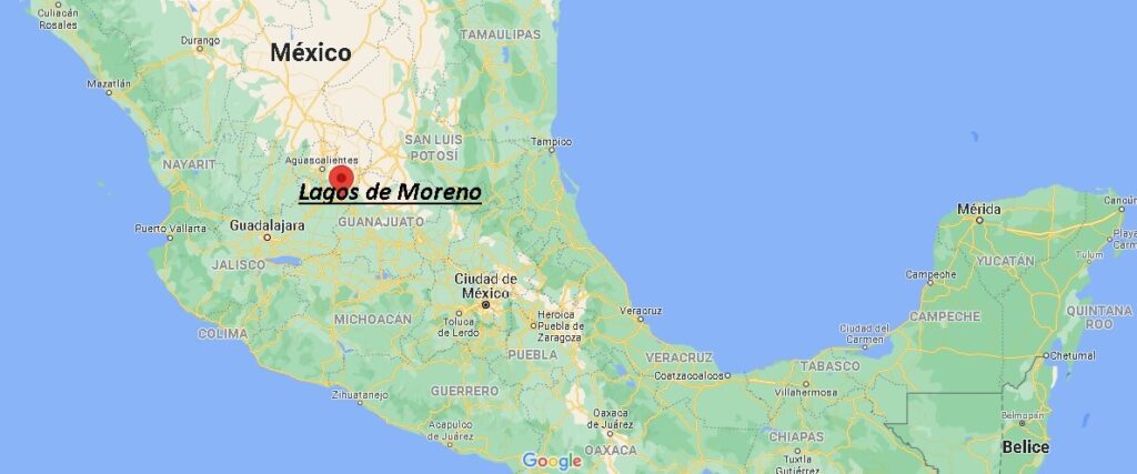 ¿Dónde está Lagos de Moreno