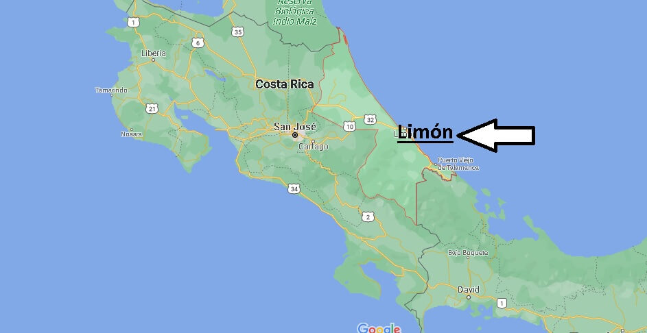 ¿Dónde está Limón (Costa Rica)