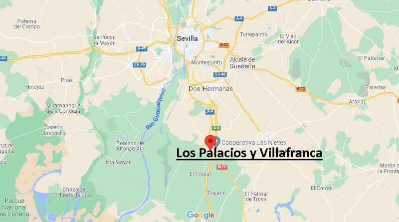 ¿Dónde está Los Palacios y Villafranca