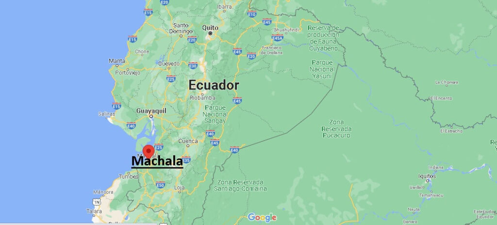 ¿Dónde está Machala (Ecuador)