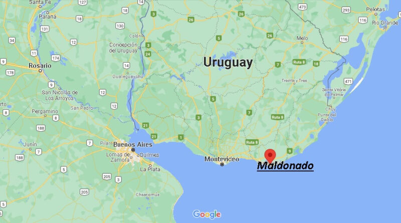 ¿Dónde está Maldonado (Uruguay)