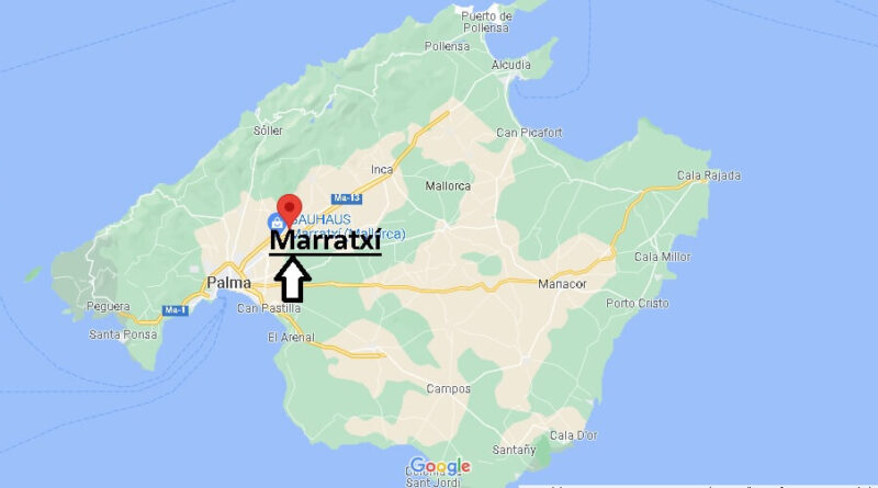 ¿Dónde está Marratxí? Mapa Marratxí