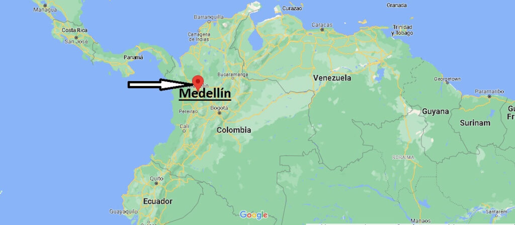 ¿Dónde está Medellín (Colombia)
