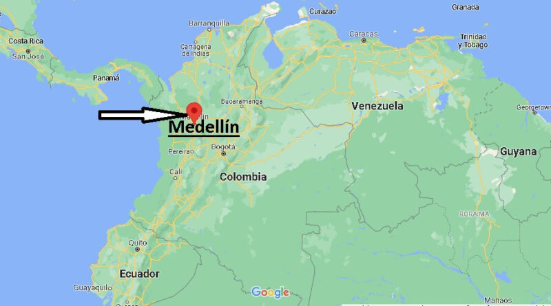 ¿Dónde está Medellín (Colombia)