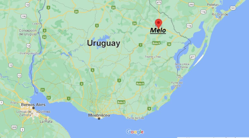 ¿Dónde está Melo (Uruguay)