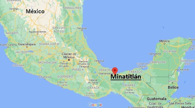 ¿Dónde está Minatitlán