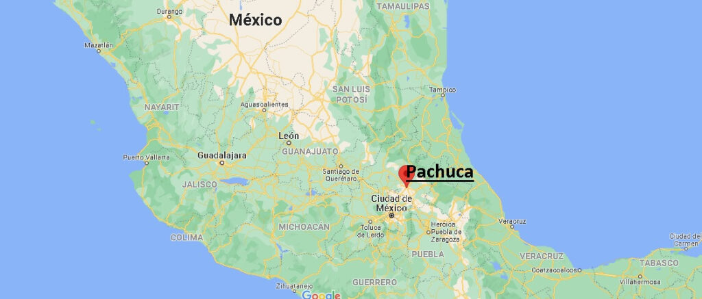 ¿Dónde está Pachuca