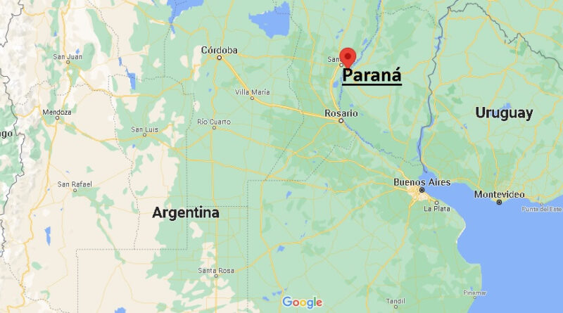 ¿Dónde está Paraná