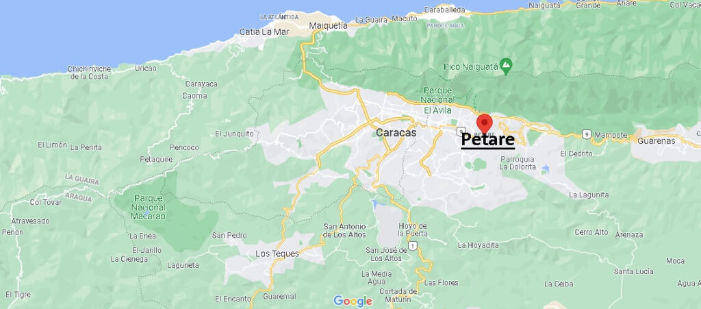 ¿Dónde está Petare en Venezuela