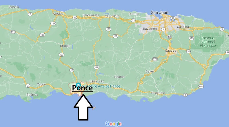 ¿Dónde está Ponce (Puerto Rico)