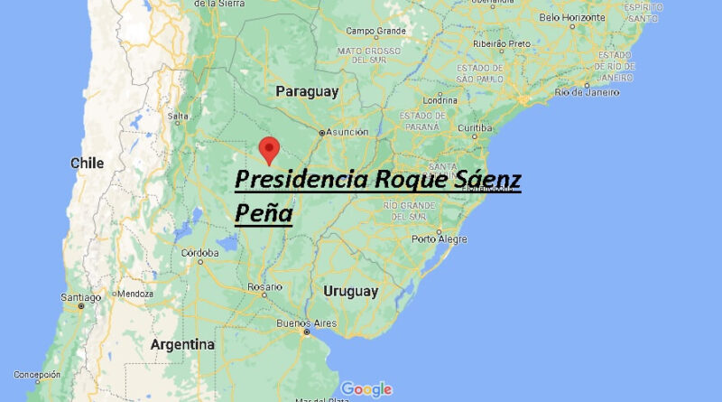 ¿Dónde está Presidencia Roque Sáenz Peña