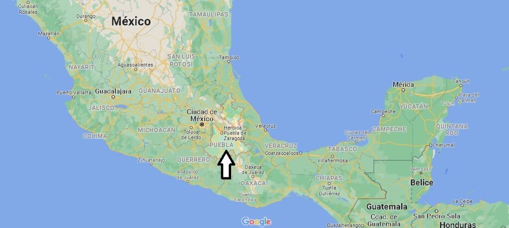 ¿Dónde está Puebla