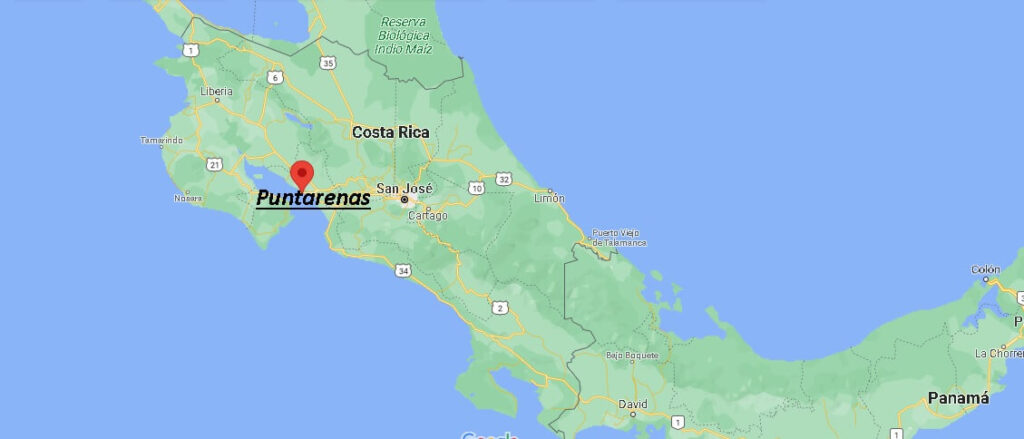 ¿Dónde está Puntarenas (Costa Rica)