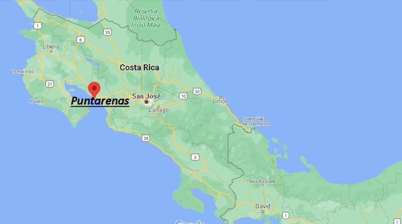 ¿Dónde está Puntarenas (Costa Rica)