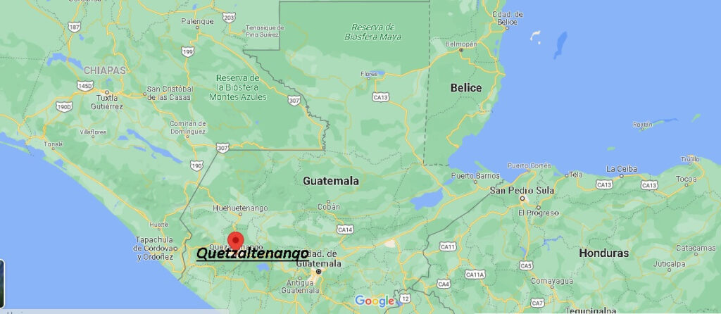 ¿Dónde está Quetzaltenango